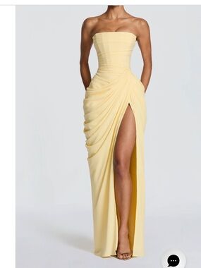 Baby Boo Cyra Maxi Dress - Lemon
